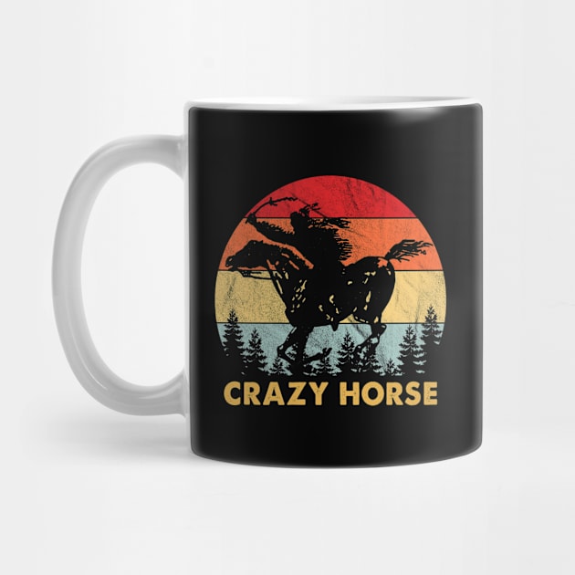 Retro Vintage Crazy Horse by Symmetry Stunning Portrait